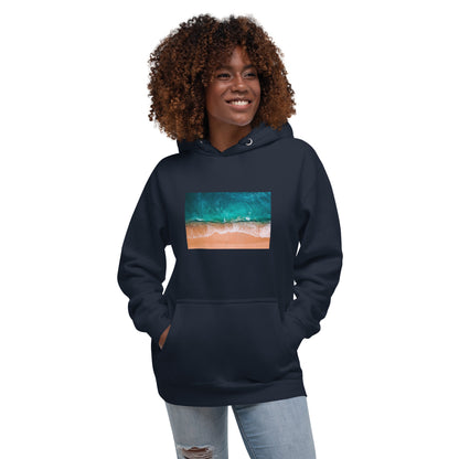 Hoodie Womens Designer (Hoodies Womens - Nature Seashore 0011)