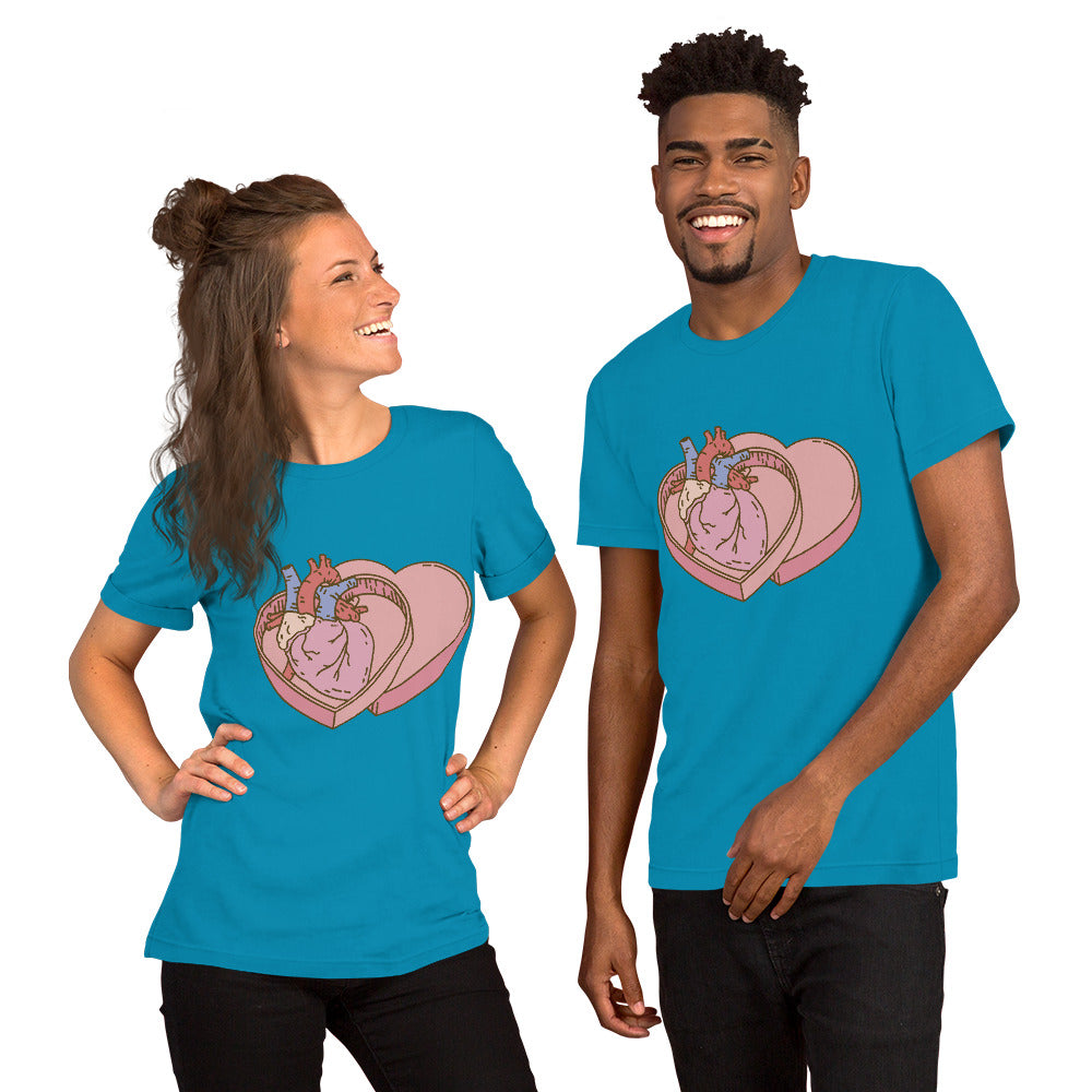 T-Shirts - Love (Glamourange Love Staple T-Shirts - Front Print 0030 Model)