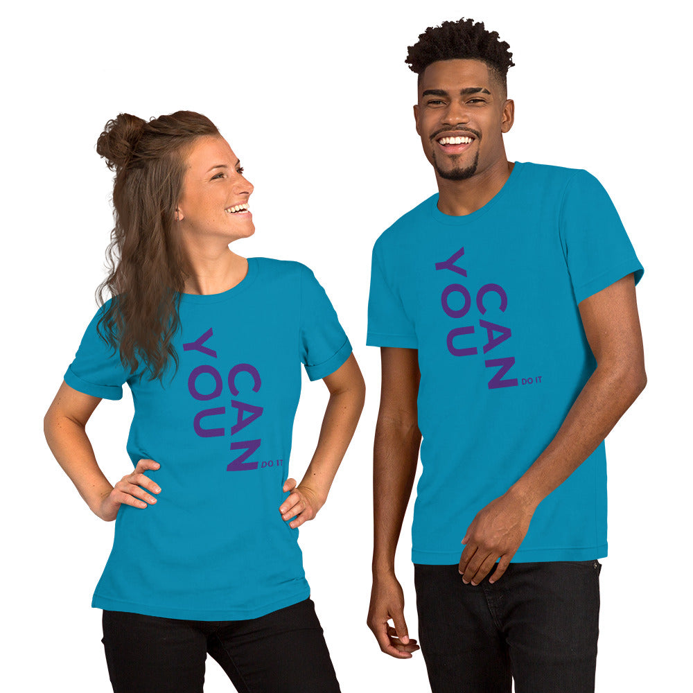 Unisex T Shirts - You Can Do It (Glamourange Motivation Staple T-Shirts - Front Print)