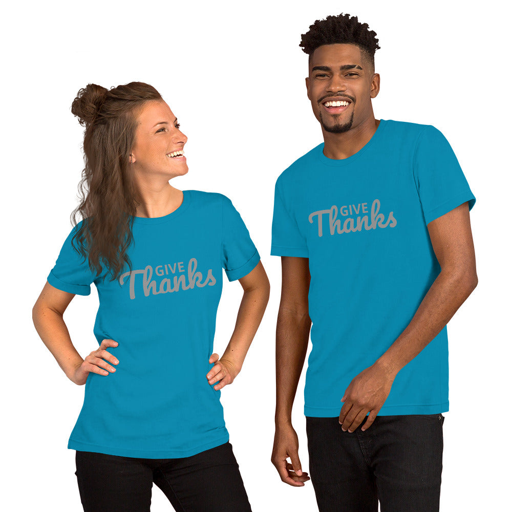 T-Shirts - Give Thanks (Glamourange Seasons & Events Staple T-Shirts - Front Print)