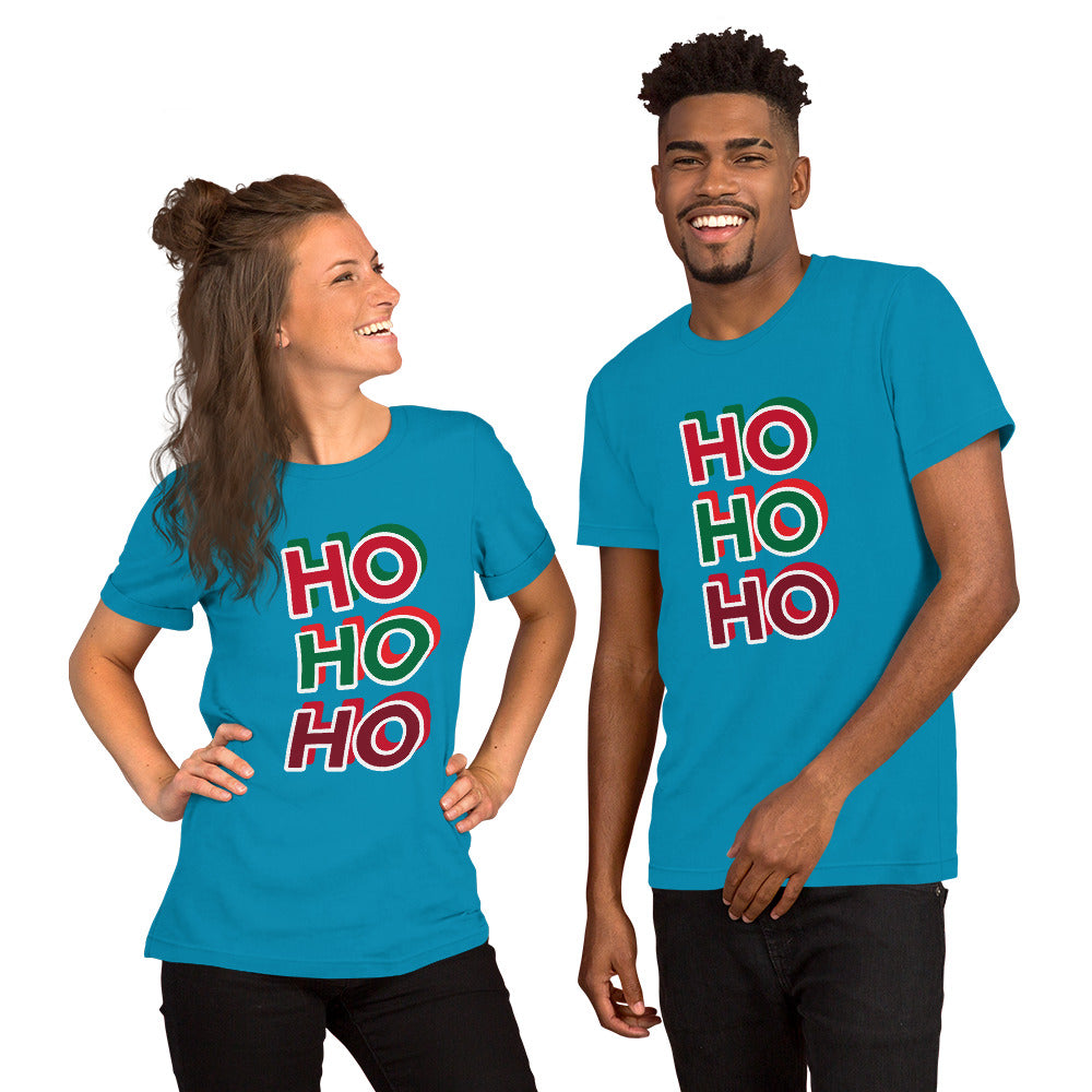 T-Shirts - Ho Ho Ho (Glamourange Seasons & Events Staple T-Shirts - Front Print)