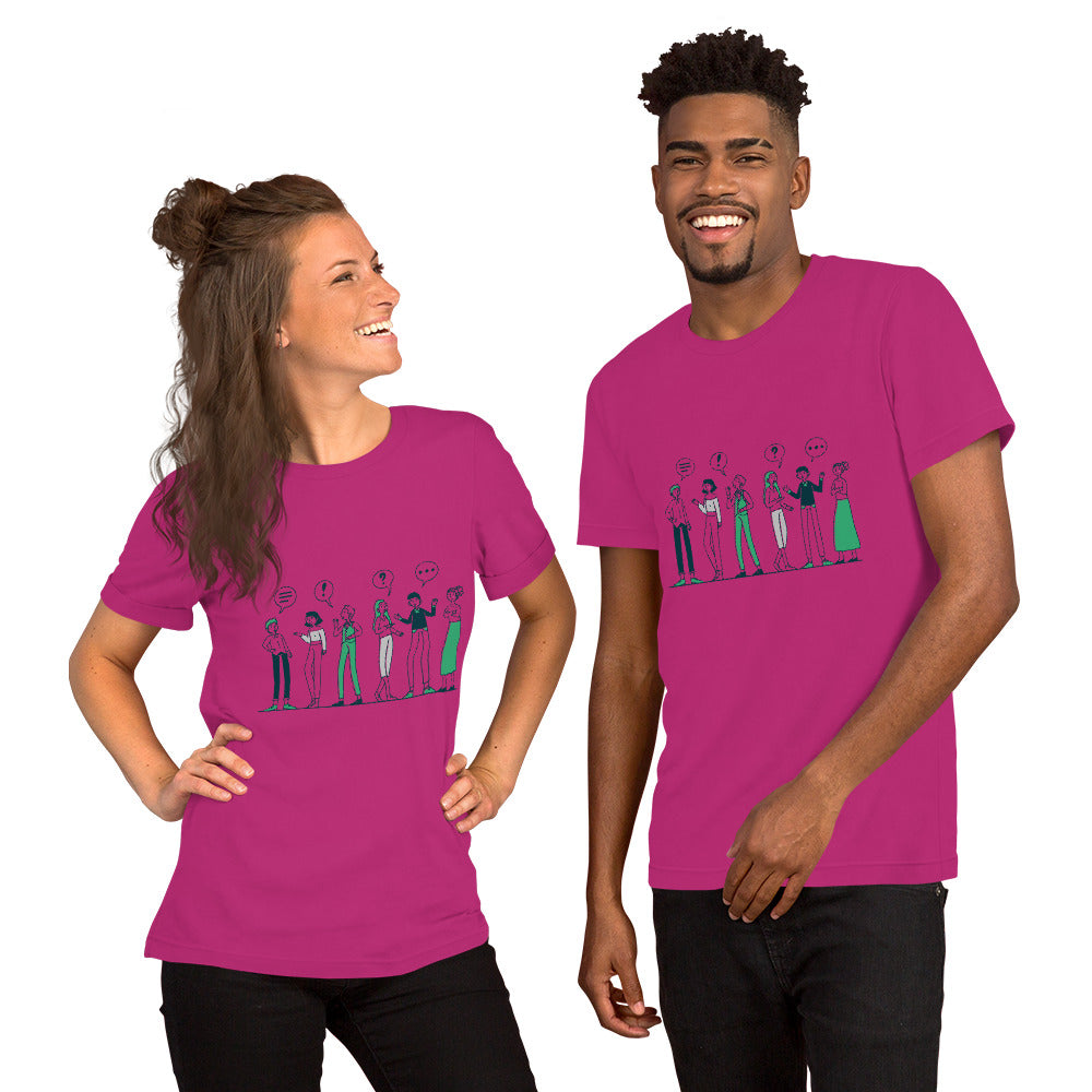 T-Shirts - Friendship (Glamourange Friendship Staple T-Shirts - Front Print)