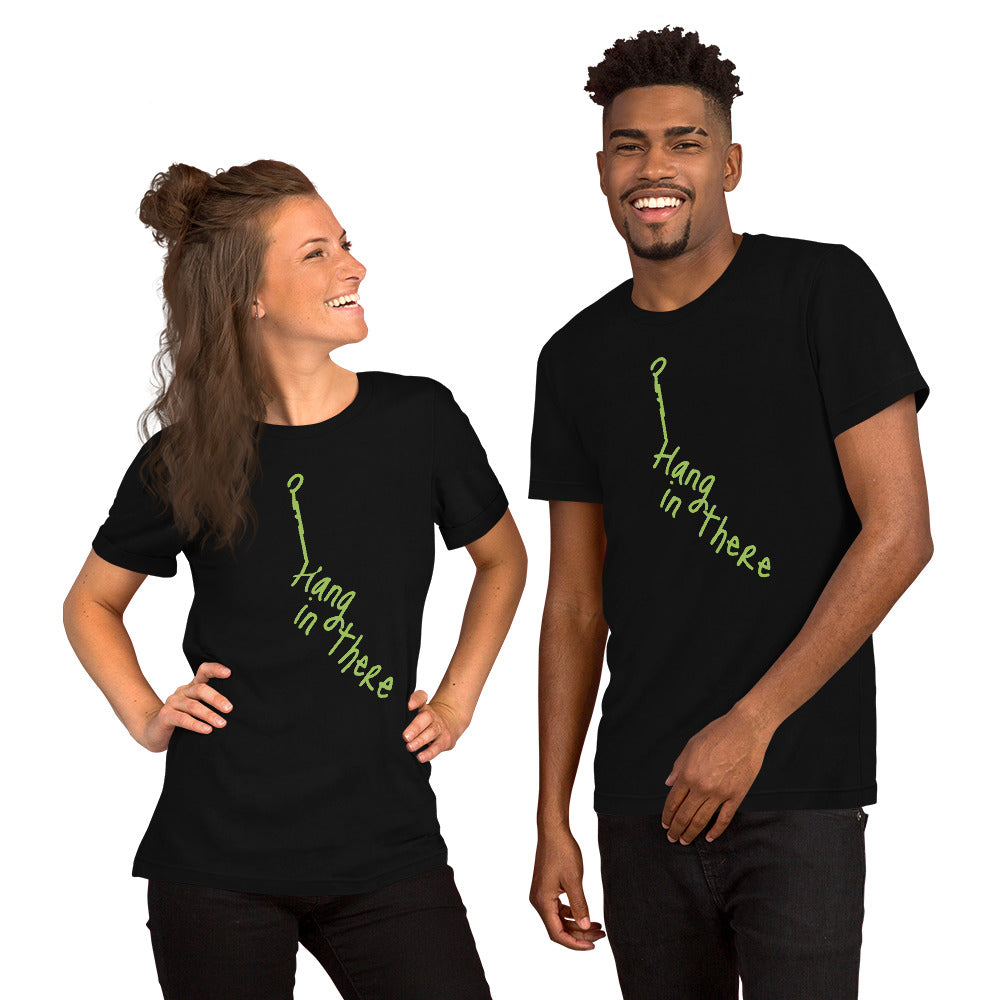 Unisex T Shirts - Hang In there (Glamourange Motivation Staple T-Shirts - Front Print)