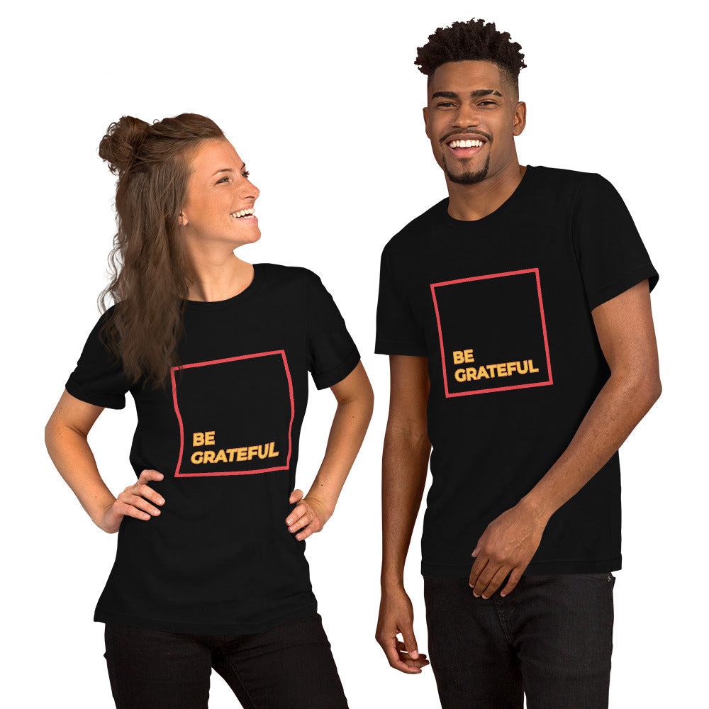 T-Shirts - Be Grateful (Glamourange Seasons & Events Staple T-Shirts - Front Print)