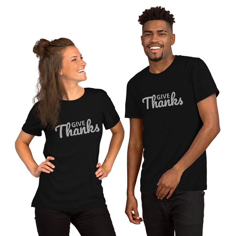 T-Shirts - Give Thanks (Glamourange Seasons & Events Staple T-Shirts - Front Print)