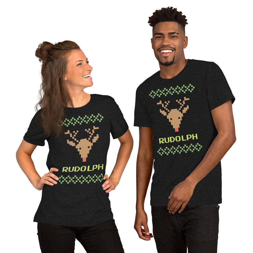 T-Shirts - Rudolph (Glamourange Seasons & Events Staple T-Shirts - Front Print)