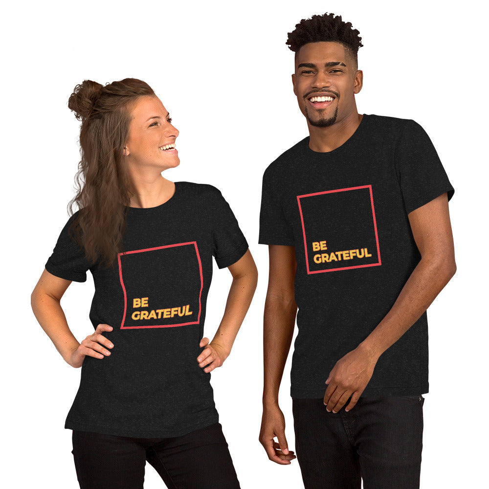 T-Shirts - Be Grateful (Glamourange Seasons & Events Staple T-Shirts - Front Print)