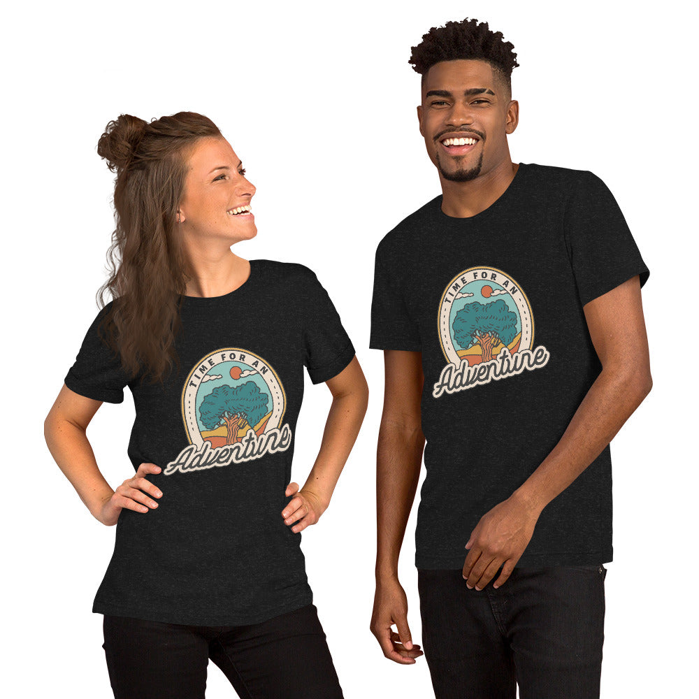 T-Shirts - Time For An Adventure (Glamourange Seasons & Events Staple T-Shirts - Front Print)