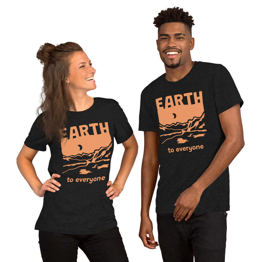 T-Shirts - Earth To Everyone (Glamourange Environment Staple T-Shirts - Front Print)