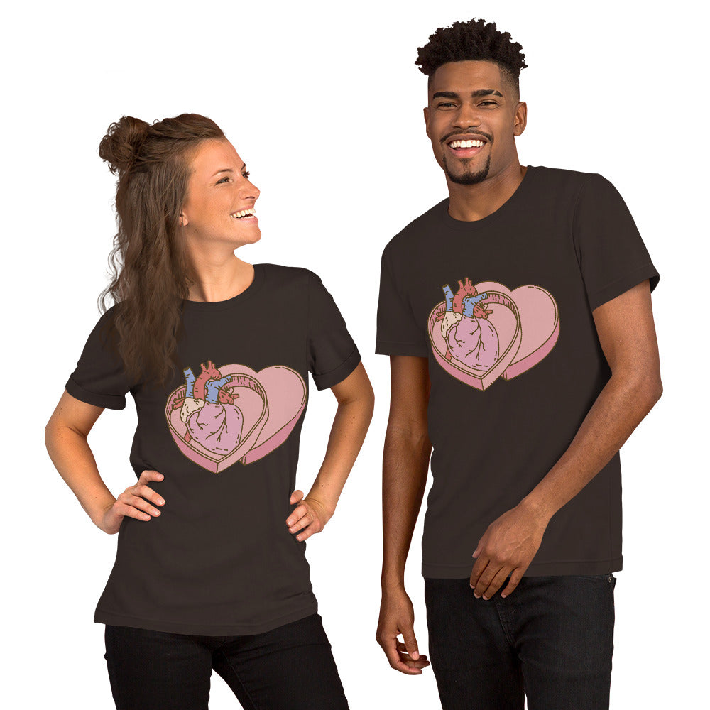 T-Shirts - Love (Glamourange Love Staple T-Shirts - Front Print 0030 Model)