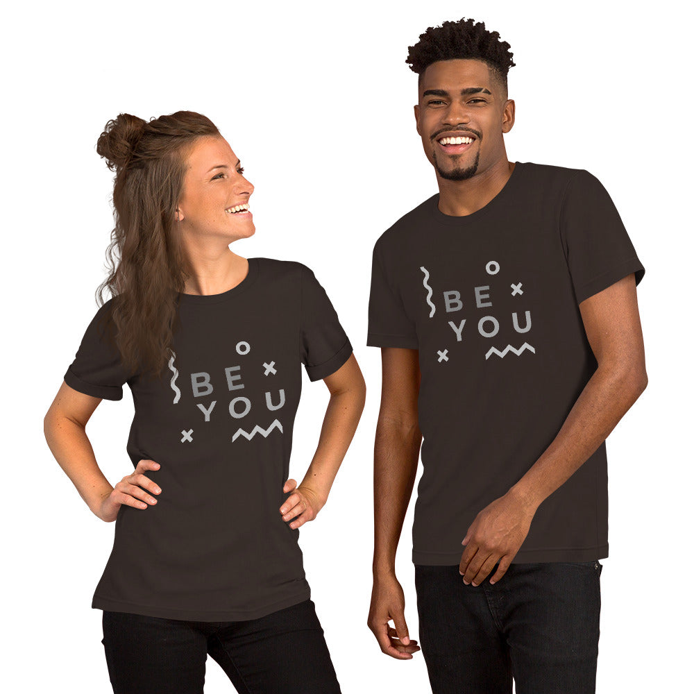 T-Shirts - Be You (Glamourange Motivation Staple T-Shirts - Front Print)