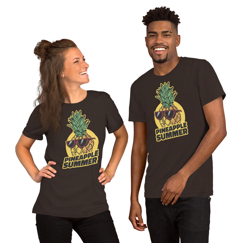 T-Shirts - Pineapple Summer (Glamourange Seasons & Events Staple T-Shirts - Front Print)