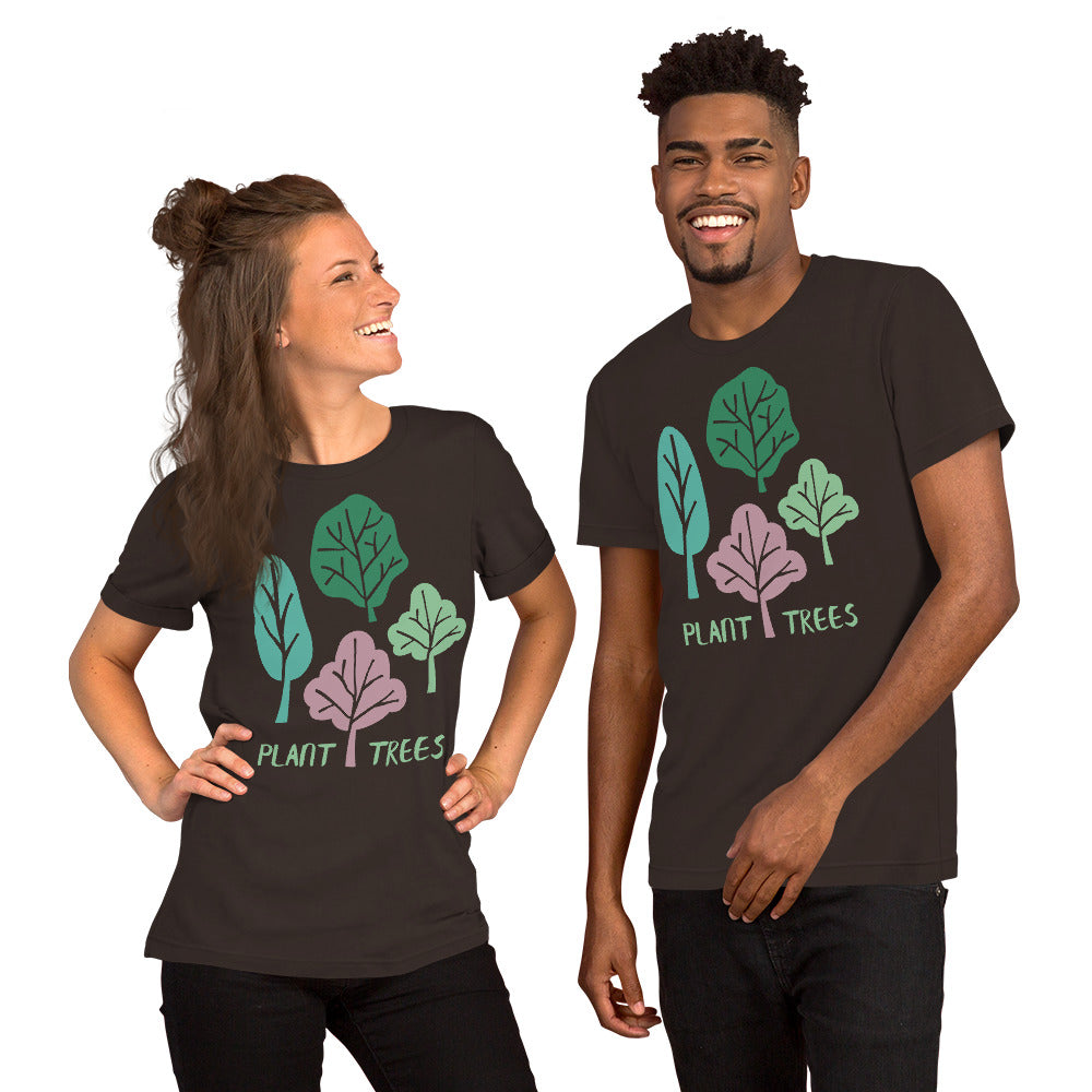 T-Shirts - Plant Trees (Glamourange Environment Staple T-Shirts - Front Print)