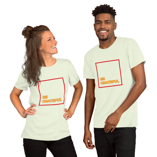 T-Shirts - Be Grateful (Glamourange Seasons & Events Staple T-Shirts - Front Print)