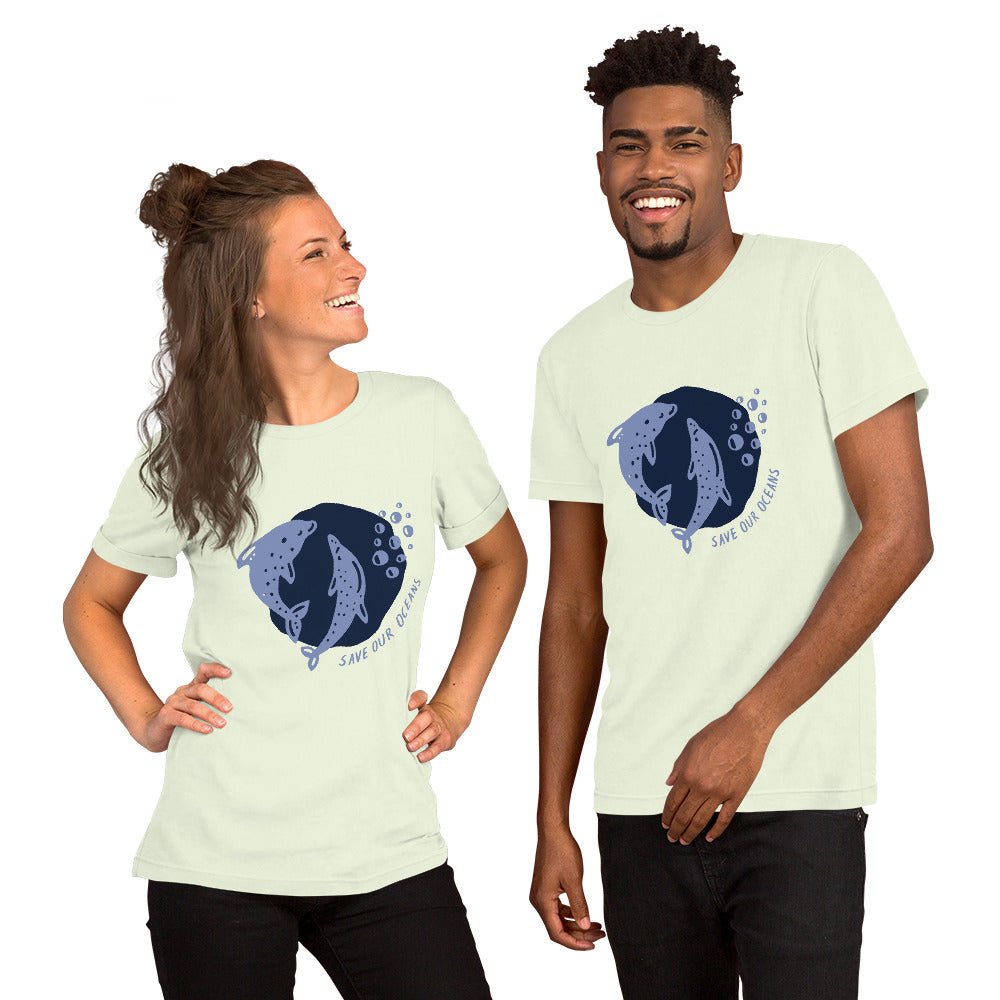 T-Shirts - Save Our Oceans (Glamourange Environment Staple T-Shirts - Front Print)