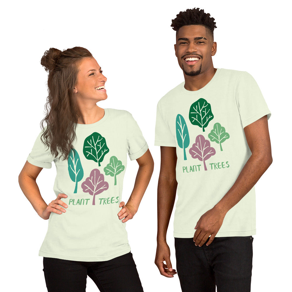 T-Shirts - Plant Trees (Glamourange Environment Staple T-Shirts - Front Print)