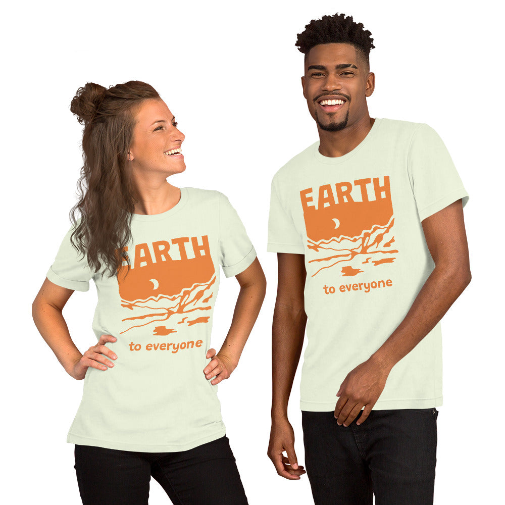 T-Shirts - Earth To Everyone (Glamourange Environment Staple T-Shirts - Front Print)