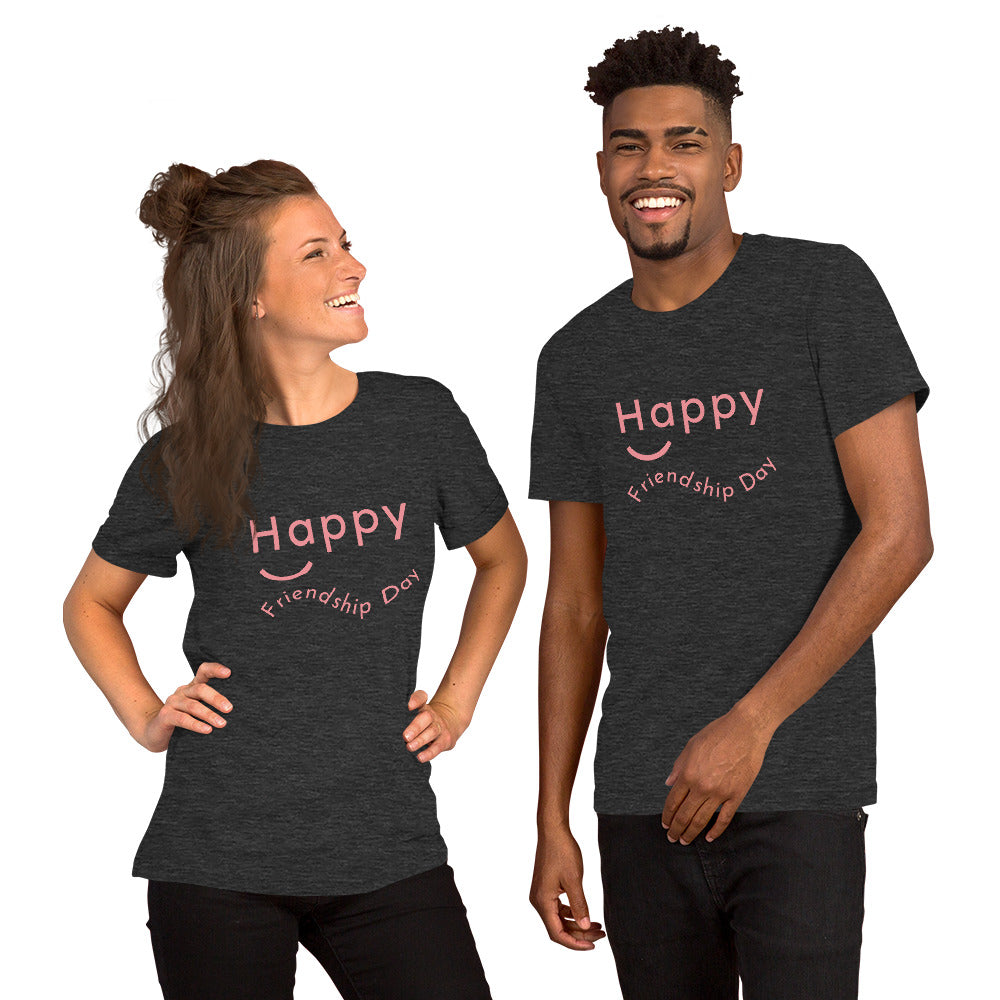 T-Shirts - Happy Friendship (Glamourange Friendship Staple T-Shirts - Front Print)