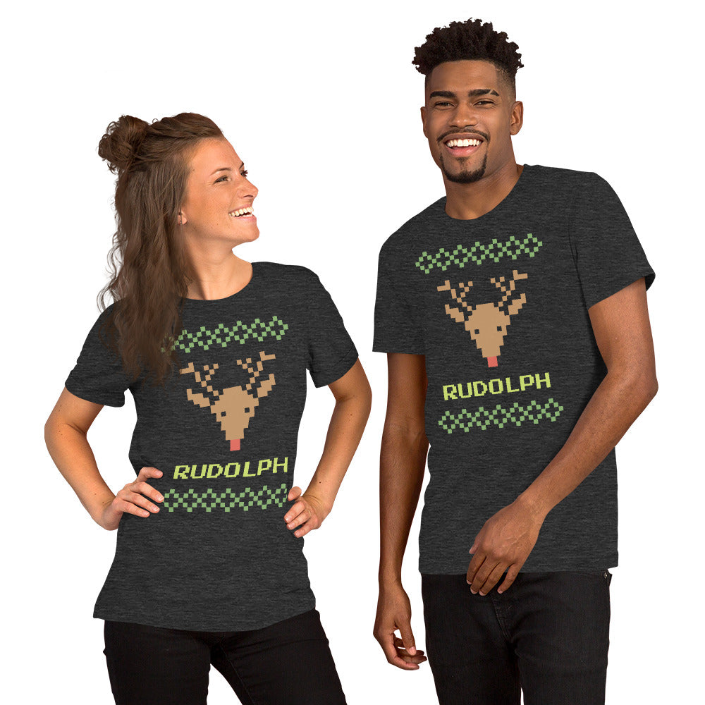 T-Shirts - Rudolph (Glamourange Seasons & Events Staple T-Shirts - Front Print)