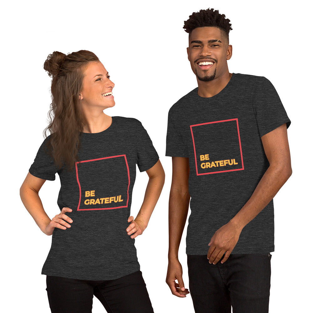 T-Shirts - Be Grateful (Glamourange Seasons & Events Staple T-Shirts - Front Print)