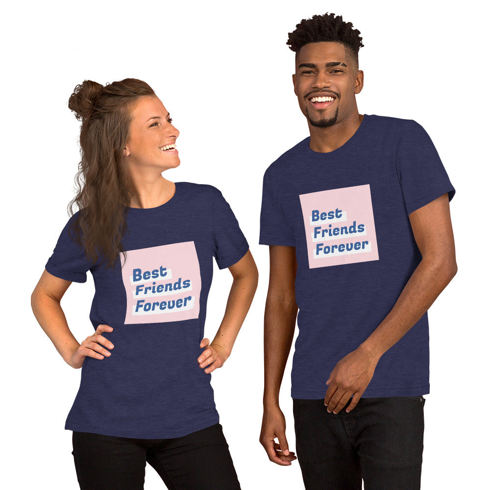 T-Shirts - Best Friends Forever (Glamourange Friendship Staple T-Shirts - Front Print)