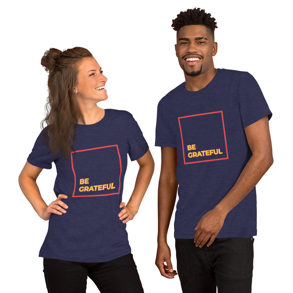 T-Shirts - Be Grateful (Glamourange Seasons & Events Staple T-Shirts - Front Print)