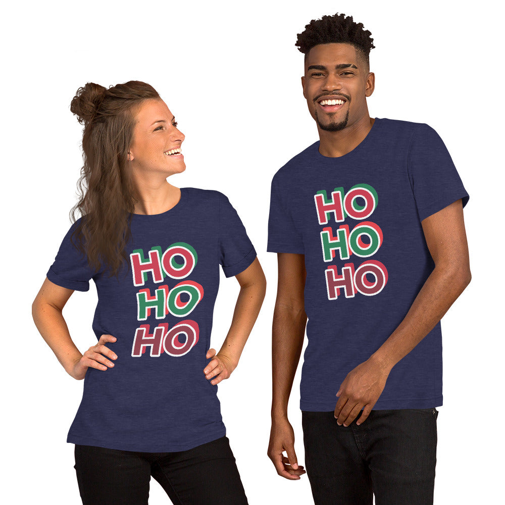 T-Shirts - Ho Ho Ho (Glamourange Seasons & Events Staple T-Shirts - Front Print)