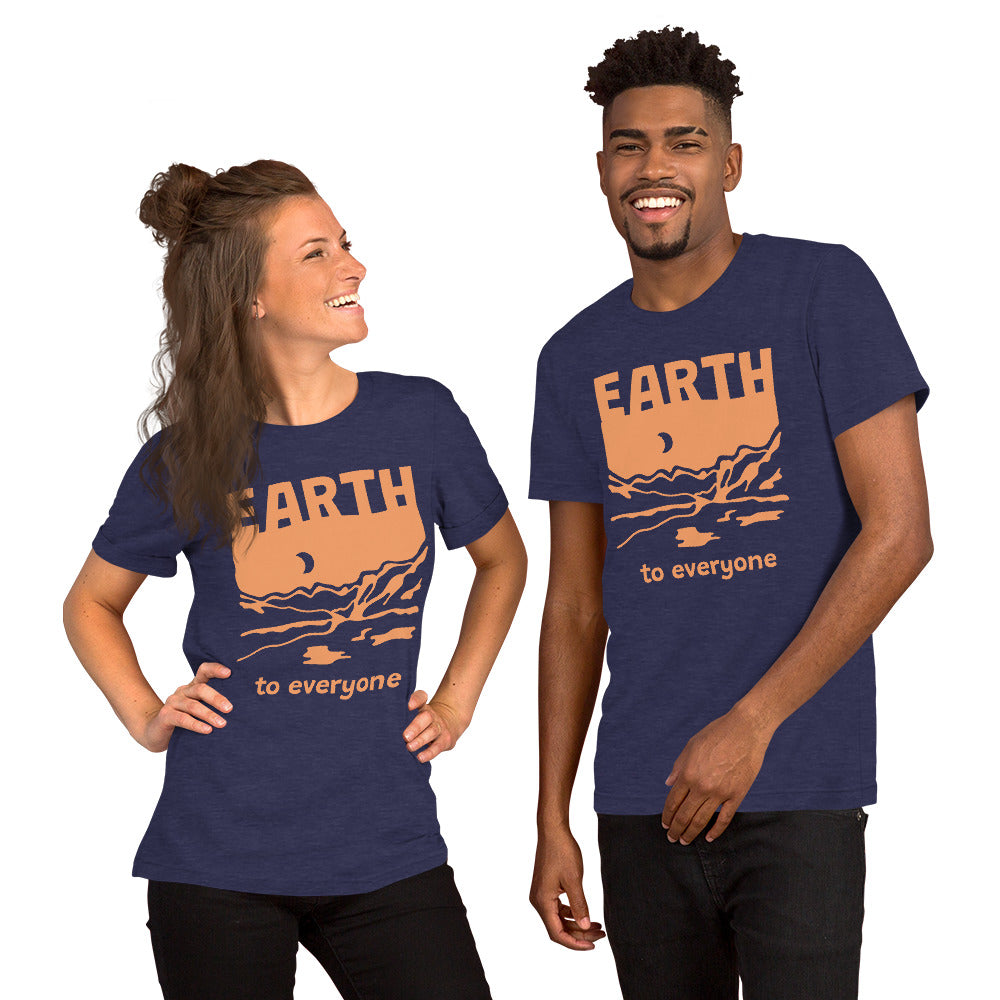 T-Shirts - Earth To Everyone (Glamourange Environment Staple T-Shirts - Front Print)