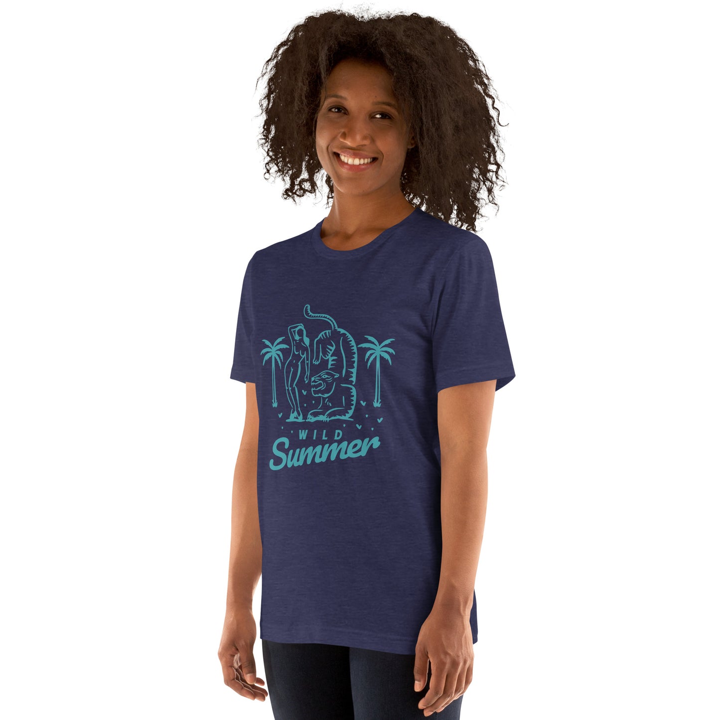 T-Shirts - Wild Summer (Glamourange Seasons & Events Staple T-Shirts - Front Print)