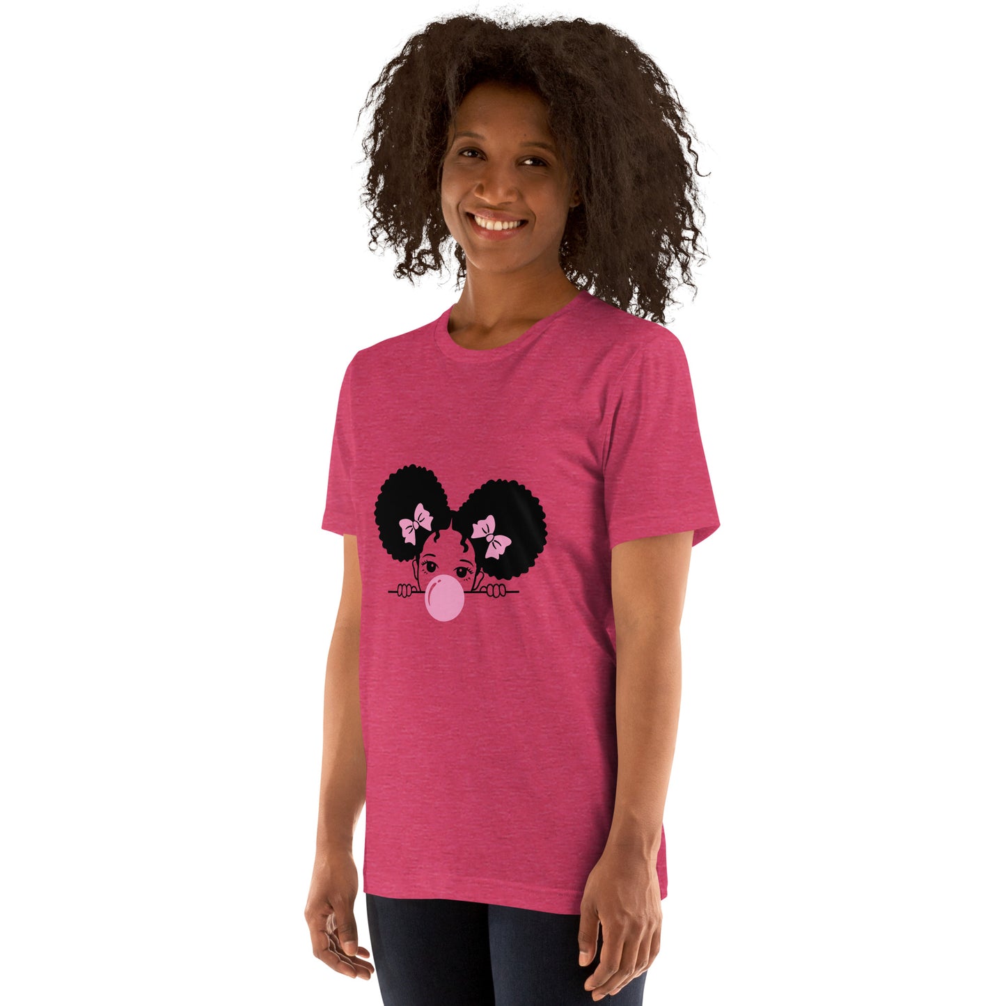 T-Shirts - Cutie (Glamourange Ebony Staple T-Shirts - Front Print 0016 Model)