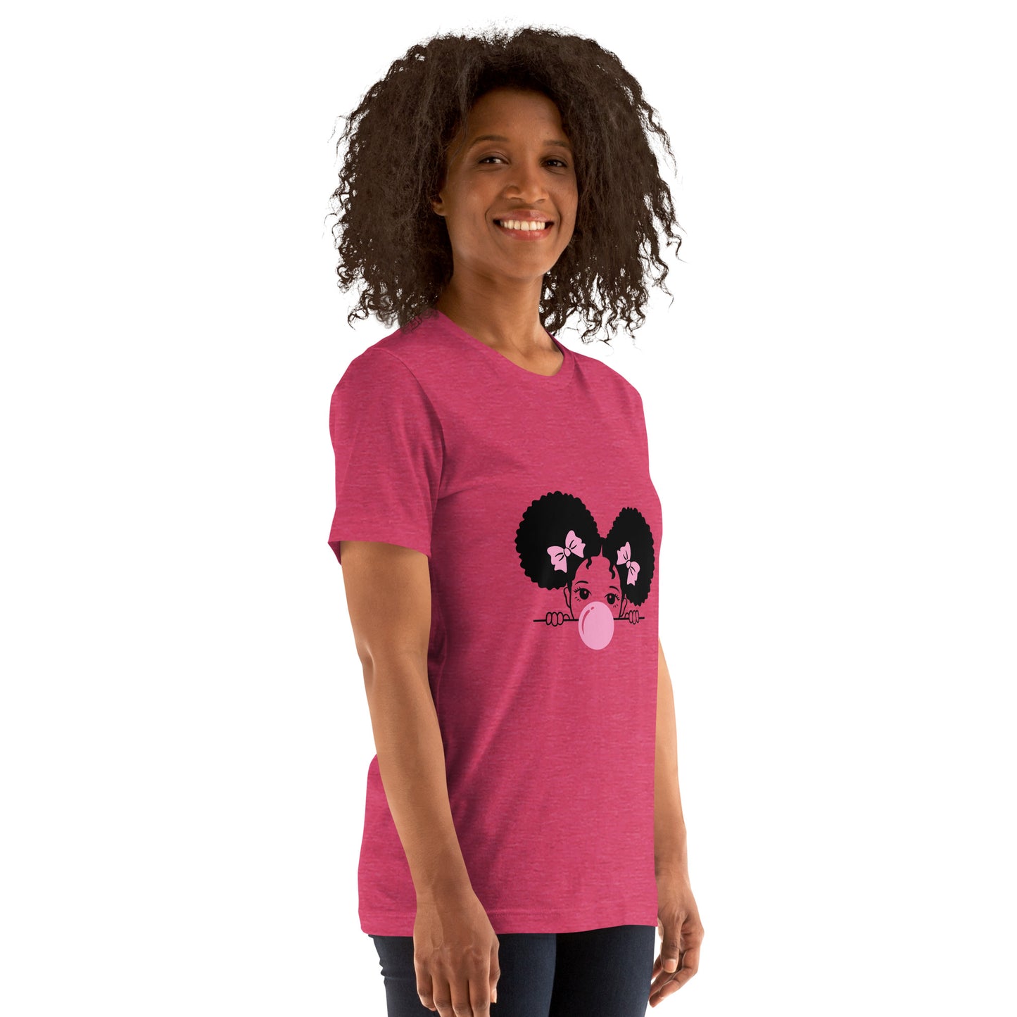 T-Shirts - Cutie (Glamourange Ebony Staple T-Shirts - Front Print 0016 Model)