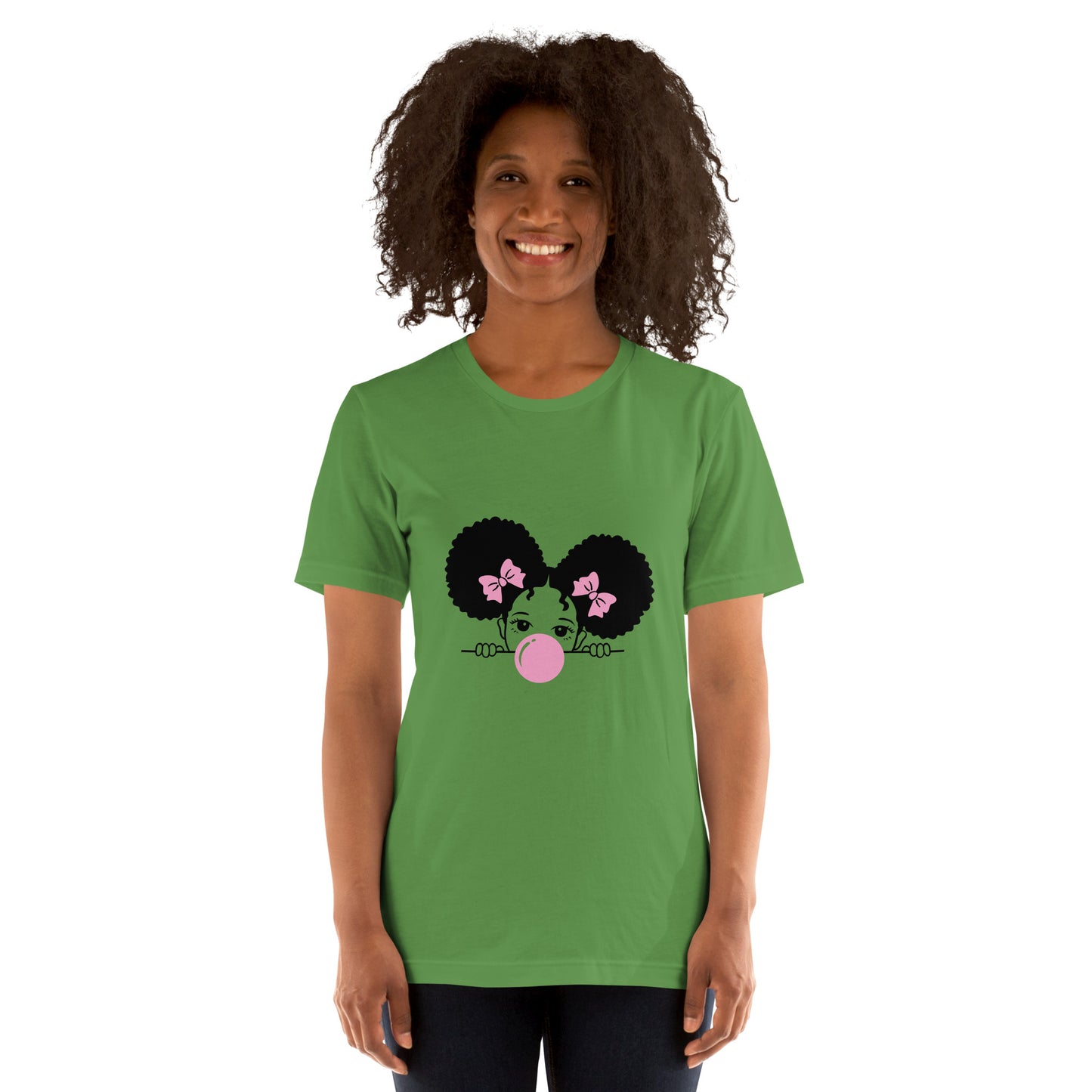 T-Shirts - Cutie (Glamourange Ebony Staple T-Shirts - Front Print 0016 Model)