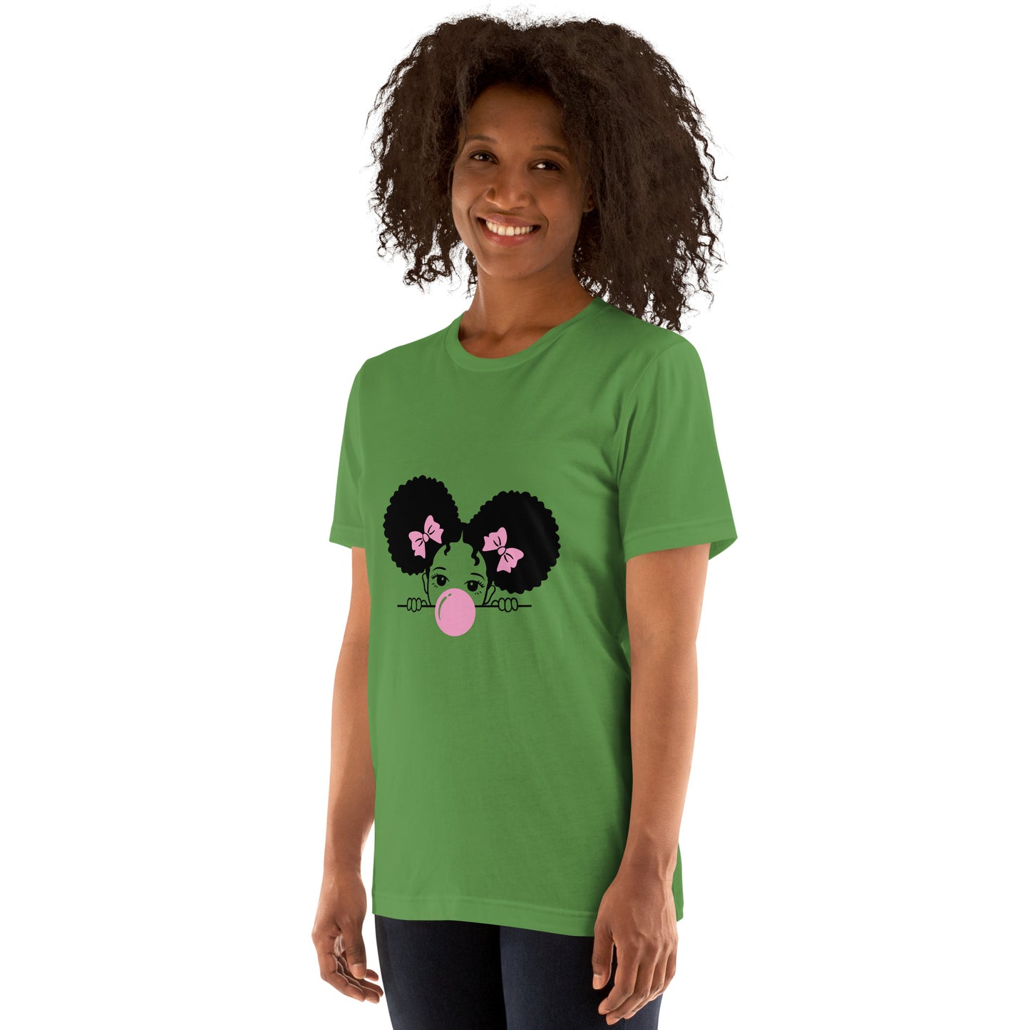 T-Shirts - Cutie (Glamourange Ebony Staple T-Shirts - Front Print 0016 Model)