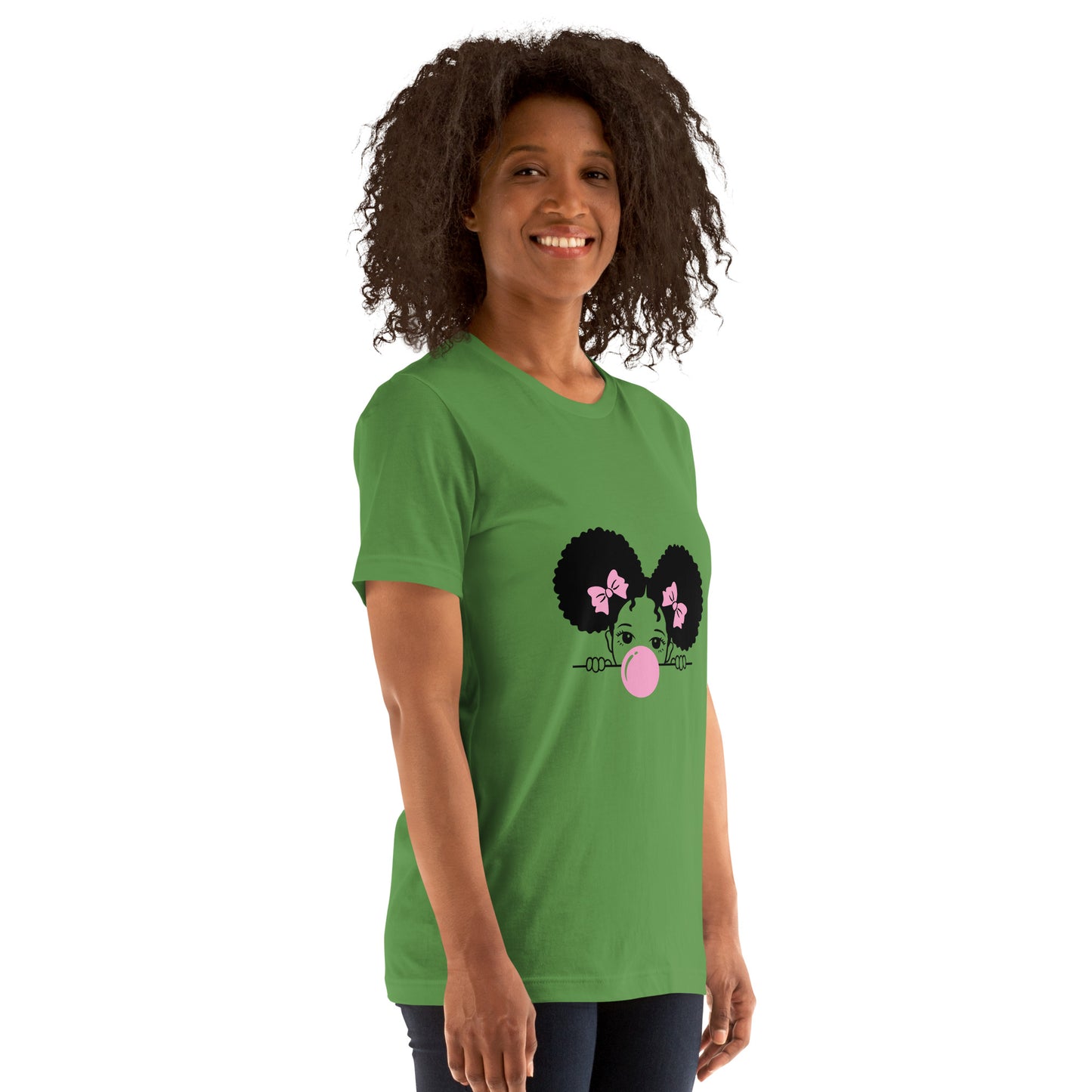 T-Shirts - Cutie (Glamourange Ebony Staple T-Shirts - Front Print 0016 Model)