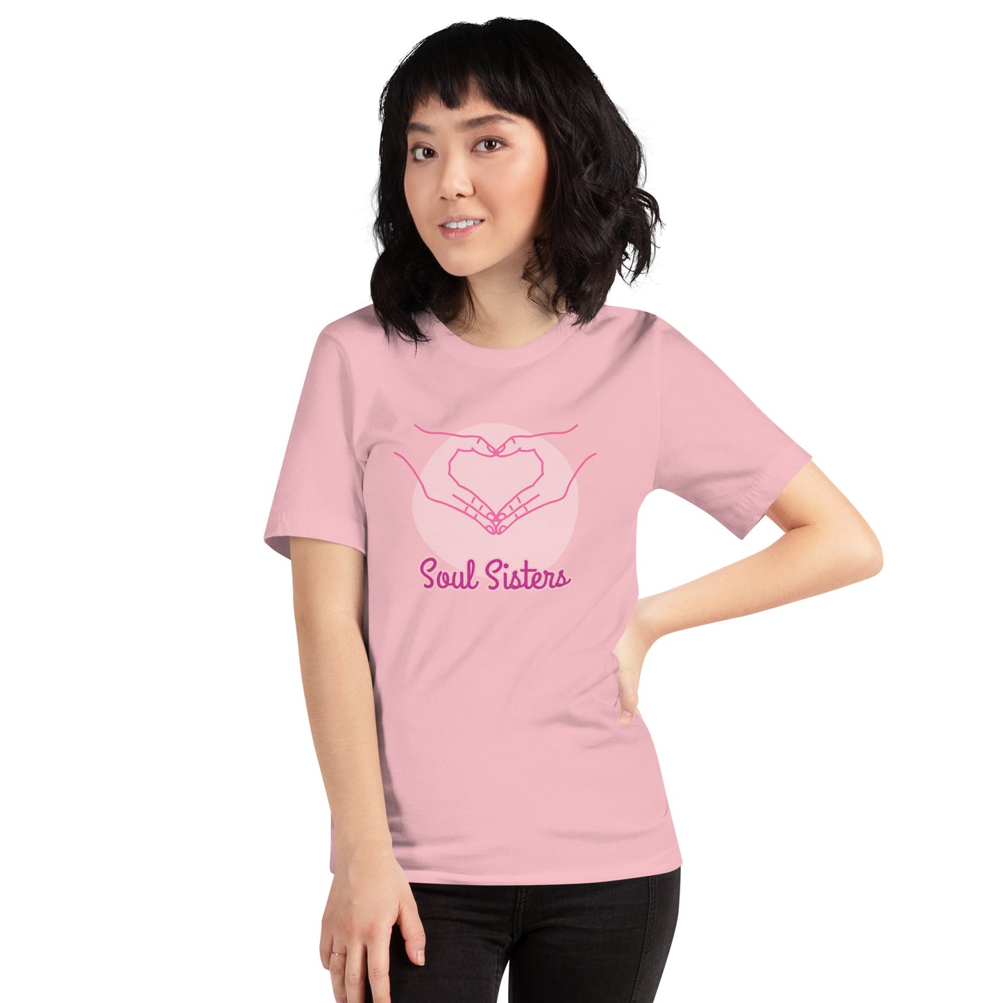 T-Shirts - Soul Sisters (Glamourange Friendship Staple T-Shirts - Front Print)