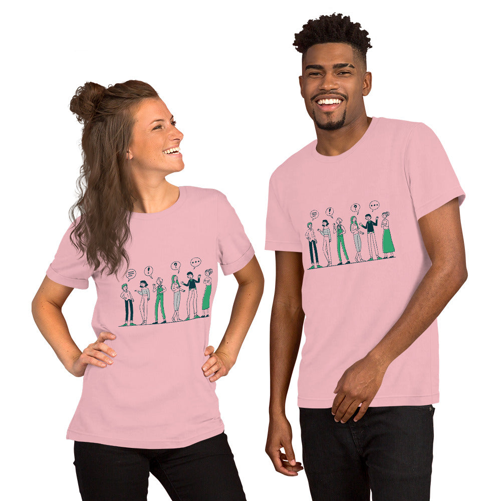 T-Shirts - Friendship (Glamourange Friendship Staple T-Shirts - Front Print)