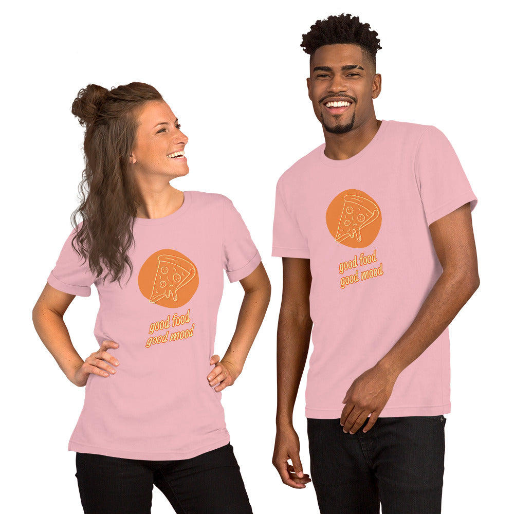 T-Shirts - Good Food Good Mood (Glamourange Motivation Staple T-Shirts - Front Print)