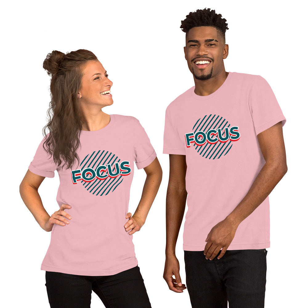 T Shirts - Focus (Glamourange Motivation Staple T-Shirts - Front Print)