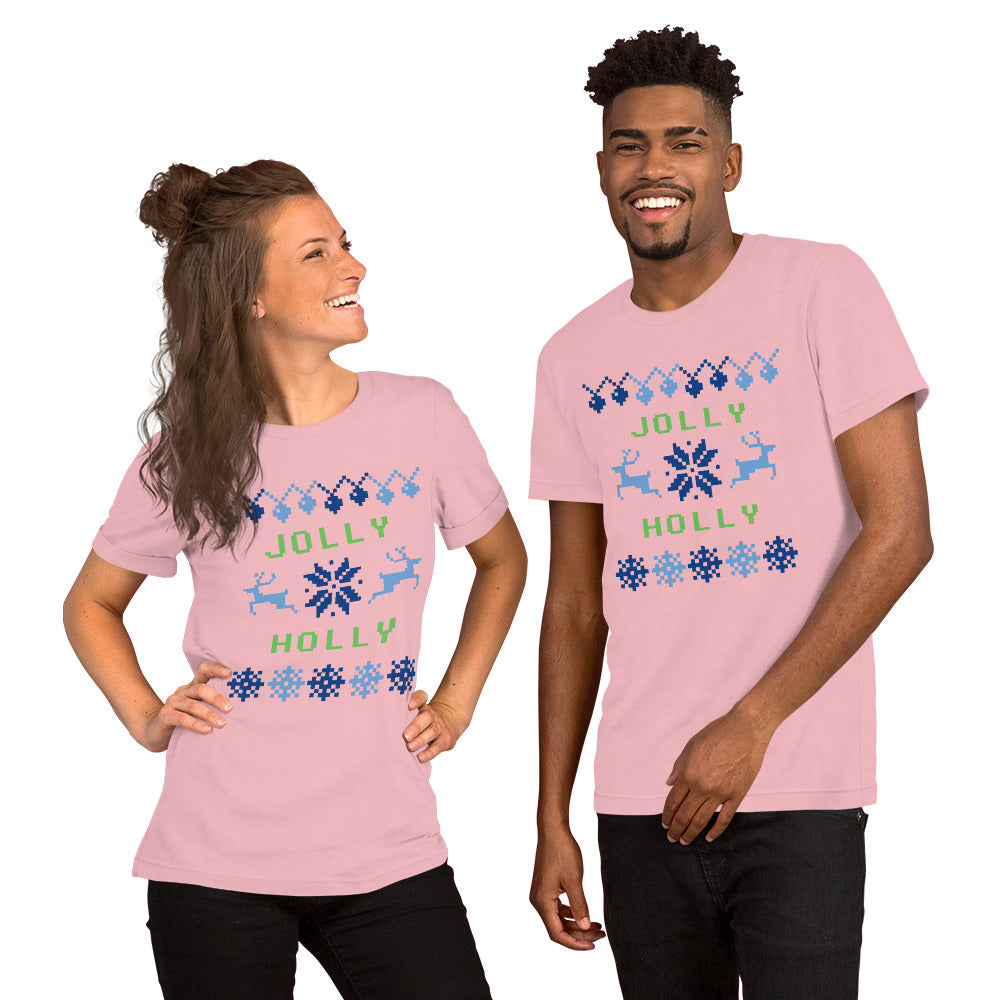 T-Shirts - Jolly Holly (Glamourange Seasons & Events Staple T-Shirts - Front Print)