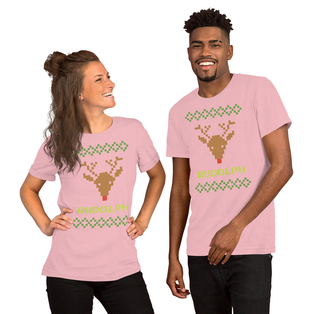 T-Shirts - Rudolph (Glamourange Seasons & Events Staple T-Shirts - Front Print)