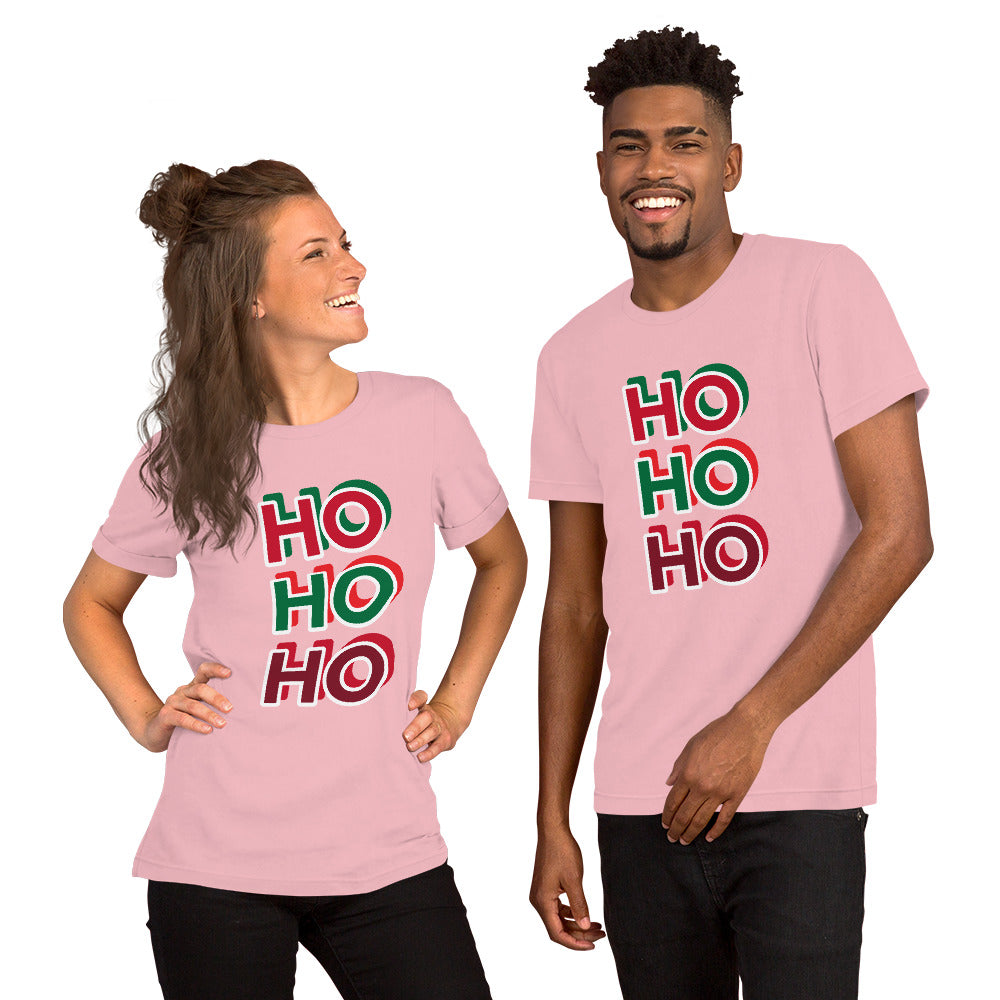 T-Shirts - Ho Ho Ho (Glamourange Seasons & Events Staple T-Shirts - Front Print)