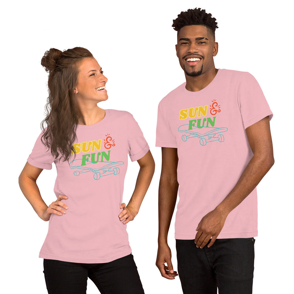 T-Shirts - Sun Fun (Glamourange Seasons & Events Staple T-Shirts - Front Print)