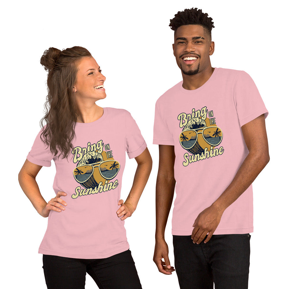 T-Shirts - Bring On The Sunshine (Glamourange Seasons & Events Staple T-Shirts - Front Print)