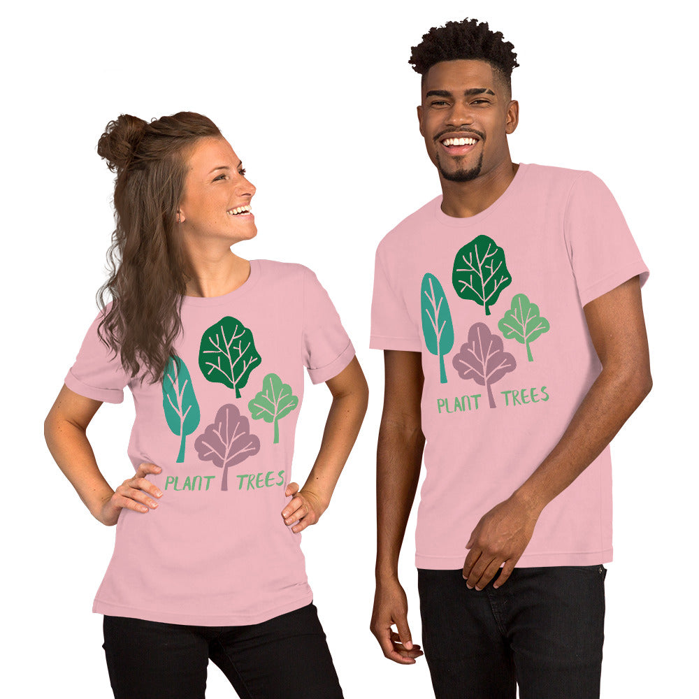 T-Shirts - Plant Trees (Glamourange Environment Staple T-Shirts - Front Print)