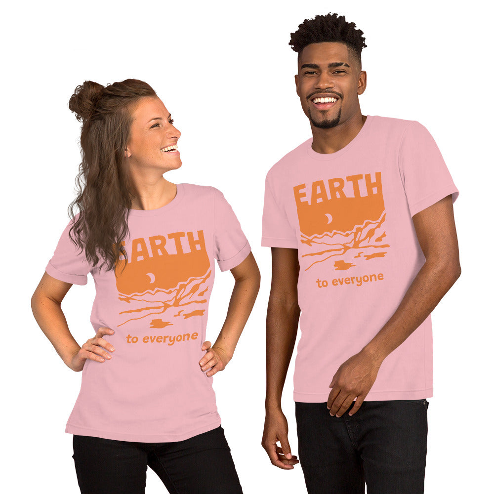 T-Shirts - Earth To Everyone (Glamourange Environment Staple T-Shirts - Front Print)