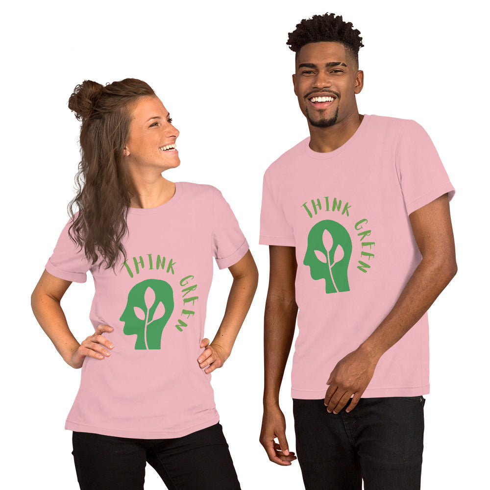 T-Shirts - Think Green (Glamourange Environment Staple T-Shirts - Front Print)