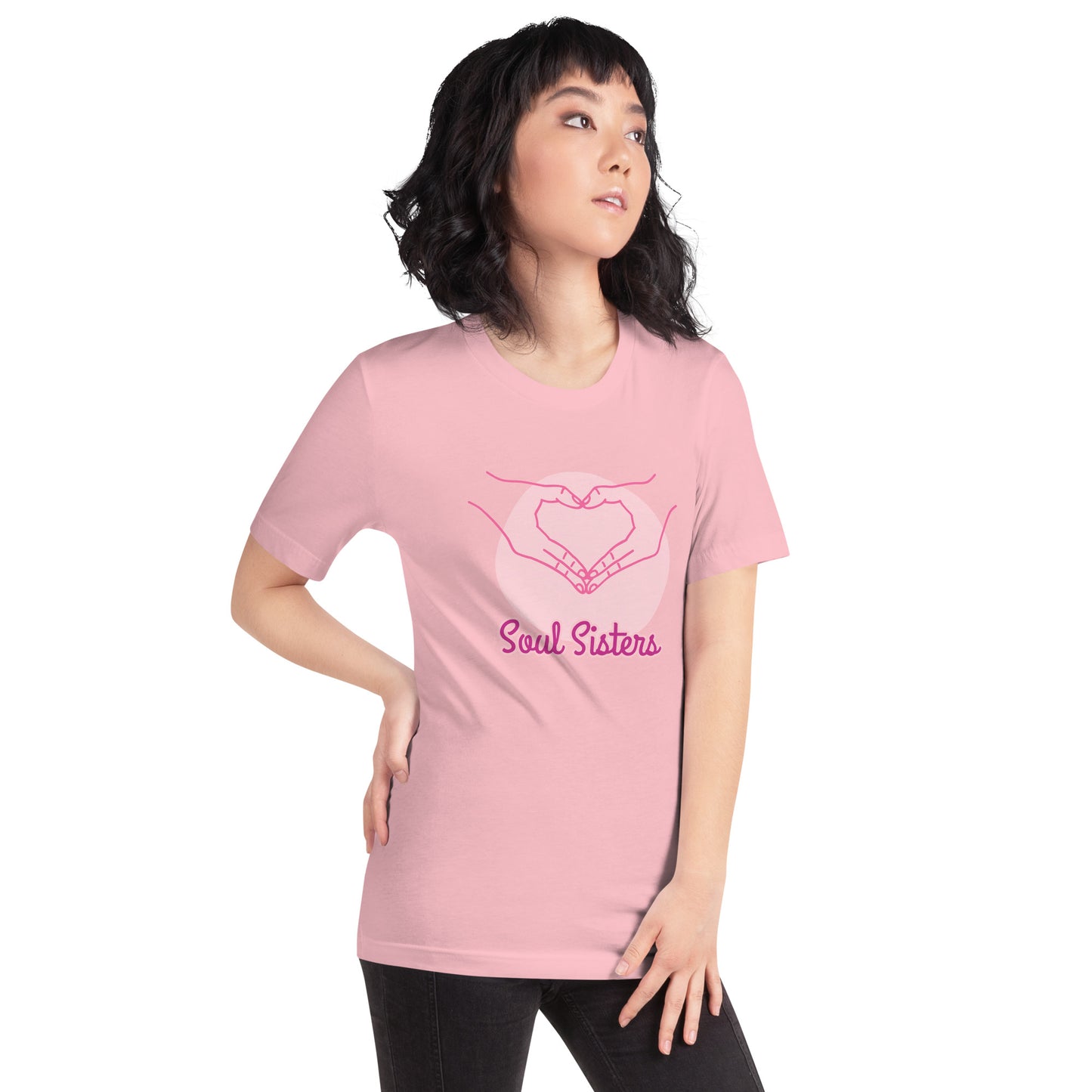 T-Shirts - Soul Sisters (Glamourange Friendship Staple T-Shirts - Front Print)