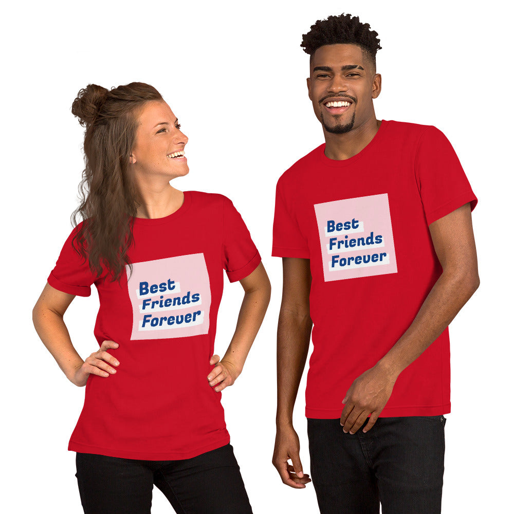 T-Shirts - Best Friends Forever (Glamourange Friendship Staple T-Shirts - Front Print)