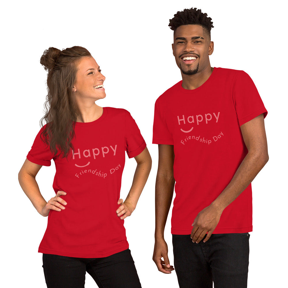 T-Shirts - Happy Friendship (Glamourange Friendship Staple T-Shirts - Front Print)