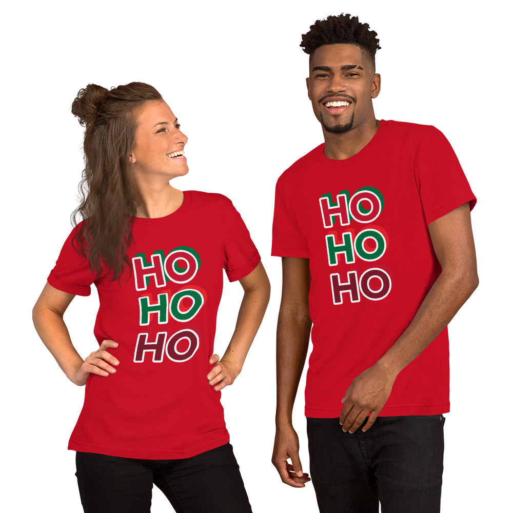 T-Shirts - Ho Ho Ho (Glamourange Seasons & Events Staple T-Shirts - Front Print)